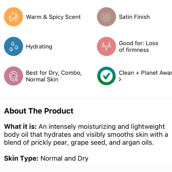 Caudalie ~ Smooth & Glow Oil Elixir for Body, Hair & Decollete ~ - Picture 3 of 5